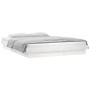 Bettgestell mit LED-Massivholz weiß 120x190 cm von , Betten und Lattenroste - Ref: Foro24-820008, Preis: 157,07 €, Rabatt: %