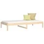Sofá cama madera maciza de pino 80x200 cm de , Camas y somieres - Ref: Foro24-820417, Precio: 78,37 €, Descuento: %