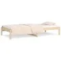 Sofá cama madera maciza de pino 80x200 cm de , Camas y somieres - Ref: Foro24-820417, Precio: 78,37 €, Descuento: %