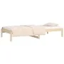 Sofá cama madera maciza de pino 80x200 cm de , Camas y somieres - Ref: Foro24-820417, Precio: 78,37 €, Descuento: %