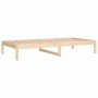 Solid pine wood sofa bed 80x200 cm by , Beds and slatted bases - Ref: Foro24-820417, Price: 79,81 €, Discount: %