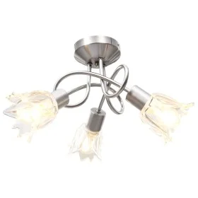 Ceiling lamp with tulip glass shades, 3 E14 bulbs. by , ceiling lights - Ref: Foro24-289227, Price: 39,87 €, Discount: %