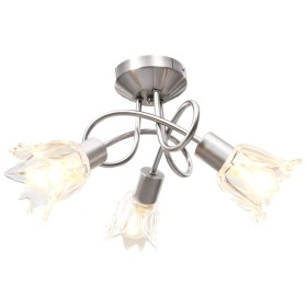 Deckenleuchte mit Tulpenglasschirmen 3 Glühbirnen E14 von , Deckenleuchten - Ref: Foro24-289227, Preis: 38,19 €, Rabatt: %