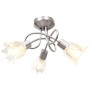 Ceiling lamp with tulip glass shades, 3 E14 bulbs. by , ceiling lights - Ref: Foro24-289227, Price: 38,19 €, Discount: %
