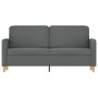 Dark gray 2-seater fabric sofa, 140 cm by , Sofas - Ref: Foro24-359479, Price: 212,92 €, Discount: %