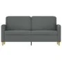 Dark gray 2-seater fabric sofa, 140 cm by , Sofas - Ref: Foro24-359479, Price: 209,72 €, Discount: %
