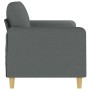 Dark gray 2-seater fabric sofa, 140 cm by , Sofas - Ref: Foro24-359479, Price: 212,92 €, Discount: %