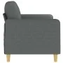 Dark gray 2-seater fabric sofa, 140 cm by , Sofas - Ref: Foro24-359479, Price: 209,72 €, Discount: %