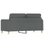 Dark gray 2-seater fabric sofa, 140 cm by , Sofas - Ref: Foro24-359479, Price: 209,72 €, Discount: %
