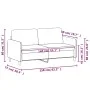 Dark gray 2-seater fabric sofa, 140 cm by , Sofas - Ref: Foro24-359479, Price: 209,72 €, Discount: %