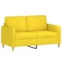 Sofa set with cushions 3 pieces light yellow fabric by , Sofas - Ref: Foro24-3202059, Price: 592,90 €, Discount: %