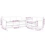 Sofa set with cushions 2 pieces cream fabric by , Sofas - Ref: Foro24-3202120, Price: 461,74 €, Discount: %