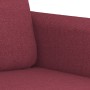 Two-piece sofa set with red wine fabric cushions. by , Sofas - Ref: Foro24-3202092, Price: 408,23 €, Discount: %