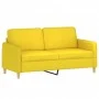 Juego de sofás con cojines 3 piezas tela amarillo claro de , Sofás - Ref: Foro24-3202099, Precio: 455,88 €, Descuento: %