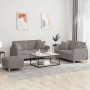Three-piece sofa set with gray taupe fabric cushions by , Sofas - Ref: Foro24-3202117, Price: 492,77 €, Discount: %