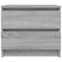 Mesitas de noche 2 uds contrachapado gris Sonoma 50x39x43,5 cm de vidaXL, Mesitas de noche - Ref: Foro24-815825, Precio: 88,3...