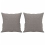 Three-piece sofa set with gray taupe fabric cushions by , Sofas - Ref: Foro24-3202117, Price: 492,77 €, Discount: %