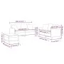 Set Sofas mit Kissen 3 Stück taupegrauer Stoff von , Sofas - Ref: Foro24-3202117, Preis: 484,31 €, Rabatt: %