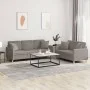 Sofa set with 2 pieces of gray taupe fabric cushions by , Sofas - Ref: Foro24-3202141, Price: 481,50 €, Discount: %