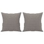 Sofa set with 2 pieces of gray taupe fabric cushions by , Sofas - Ref: Foro24-3202141, Price: 498,35 €, Discount: %