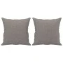 Sofa set with 2 pieces of gray taupe fabric cushions by , Sofas - Ref: Foro24-3202141, Price: 481,50 €, Discount: %