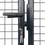 Puerta de malla de jardín acero galvanizado gris 289x100 cm de vidaXL, Puertas de jardín - Ref: Foro24-143363, Precio: 232,70...