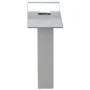 Garden mesh gate gray galvanized steel 289x100 cm by vidaXL, garden gates - Ref: Foro24-143363, Price: 232,77 €, Discount: %