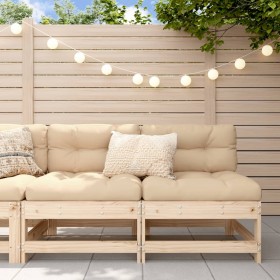 Garden center sofas, 2 units, solid pine wood by , Modular outdoor sofas - Ref: Foro24-825513, Price: 85,55 €, Discount: %