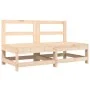 Garden center sofas, 2 units, solid pine wood by , Modular outdoor sofas - Ref: Foro24-825513, Price: 84,68 €, Discount: %