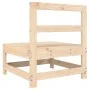 Garden center sofas, 2 units, solid pine wood by , Modular outdoor sofas - Ref: Foro24-825513, Price: 84,68 €, Discount: %