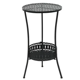 VidaXL Mesa bistró de metal negra 40x70 cm de vidaXL, Mesas de jardín - Ref: Foro24-245939, Precio: 54,93 €, Descuento: %