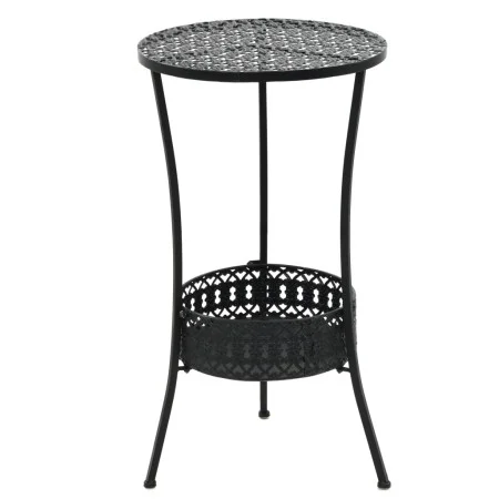 VidaXL Mesa bistró de metal negra 40x70 cm de vidaXL, Mesas de jardín - Ref: Foro24-245939, Precio: 54,93 €, Descuento: %