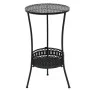 VidaXL Mesa bistró de metal negra 40x70 cm de vidaXL, Mesas de jardín - Ref: Foro24-245939, Precio: 54,93 €, Descuento: %