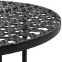 VidaXL Mesa bistró de metal negra 40x70 cm de vidaXL, Mesas de jardín - Ref: Foro24-245939, Precio: 54,93 €, Descuento: %