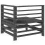 Garten-Ecksofas 2 Stk. massives Kiefernholz grau von , Modulare Sofas für den Außenbereich - Ref: Foro24-825634, Preis: 151,4...