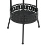 VidaXL Black Metal Bistro Table 40x70 cm by vidaXL, Garden tables - Ref: Foro24-245939, Price: 52,73 €, Discount: %