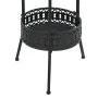 VidaXL Mesa bistró de metal negra 40x70 cm de vidaXL, Mesas de jardín - Ref: Foro24-245939, Precio: 54,93 €, Descuento: %
