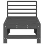 Zentrale Gartensofas 2 Stk. massives Kiefernholz grau von , Modulare Sofas für den Außenbereich - Ref: Foro24-825641, Preis: ...