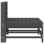 Zentrale Gartensofas 2 Stk. massives Kiefernholz grau von , Modulare Sofas für den Außenbereich - Ref: Foro24-825641, Preis: ...