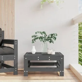 Gartenhocker aus massivem Kiefernholz grau von , Modulare Sofas für den Außenbereich - Ref: Foro24-825620, Preis: 60,98 €, Ra...