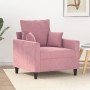 Rosa Samtsessel 60 cm von , Sofas - Ref: Foro24-359286, Preis: 172,20 €, Rabatt: %