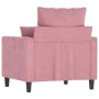 Rosa Samtsessel 60 cm von , Sofas - Ref: Foro24-359286, Preis: 172,20 €, Rabatt: %