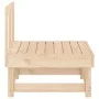 Zentrales Gartensofa aus massivem Zirbenholz von , Modulare Sofas für den Außenbereich - Ref: Foro24-825373, Preis: 52,57 €, ...