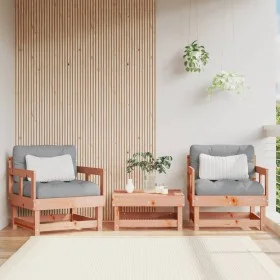 Garden armchairs 2 units solid Douglas wood by , Modular outdoor sofas - Ref: Foro24-825392, Price: 96,99 €, Discount: %