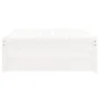Solid white pine garden stool 120x80 cm by , Modular outdoor sofas - Ref: Foro24-825752, Price: 86,67 €, Discount: %