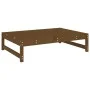 Gartenhocker aus massivem Kiefernholz honigbraun 120x80 cm von , Modulare Sofas für den Außenbereich - Ref: Foro24-825712, Pr...