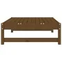 Gartenhocker aus massivem Kiefernholz honigbraun 120x80 cm von , Modulare Sofas für den Außenbereich - Ref: Foro24-825712, Pr...