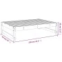 Gartenhocker aus massivem Kiefernholz honigbraun 120x80 cm von , Modulare Sofas für den Außenbereich - Ref: Foro24-825712, Pr...
