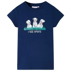 Navy blue children's t-shirt size 140 by , Kids T-shirts - Ref: Foro24-11103, Price: 8,30 €, Discount: %