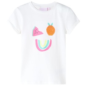 Camiseta infantil color crudo 128 de , Camisetas para niños - Ref: Foro24-11382, Precio: 8,39 €, Descuento: %
